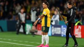 Women’s World Cup: Sam Kerr returns as Australia book place in quarter-finals in front of 75,784 fans