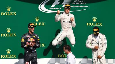 Nico Rosberg wins as Lewis Hamilton fights back to claim third