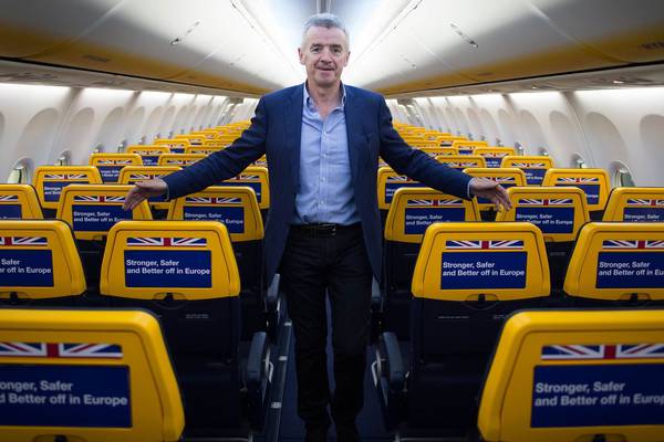 Revenue and profits plunge in ‘most challenging’ quarter in Ryanair’s history