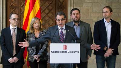 Catalan leaders agree vote on independence