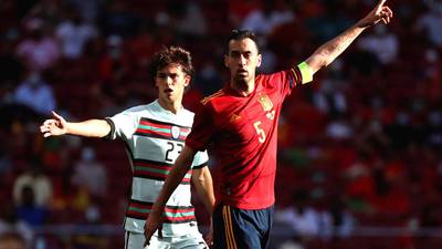 Spain squad in isolation after Sergio Busquets tests positive for Covid-19