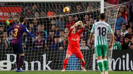Real Betis end Barcelona’s unbeaten home run as Messi returns
