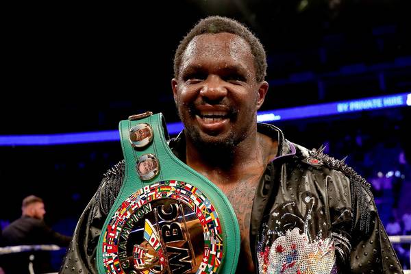 WBC provisionally suspend Dillian Whyte after drugs test