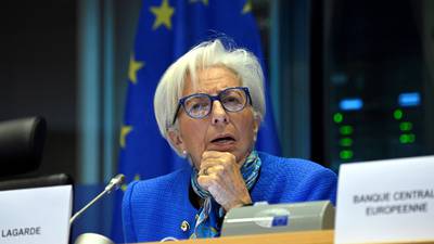 Lagarde insists there’s no conflict between higher interest rates and financial stability