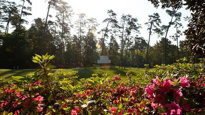 ‘Drop the guns’: Augusta backdrop a far cry from stately pines and luscious azaleas