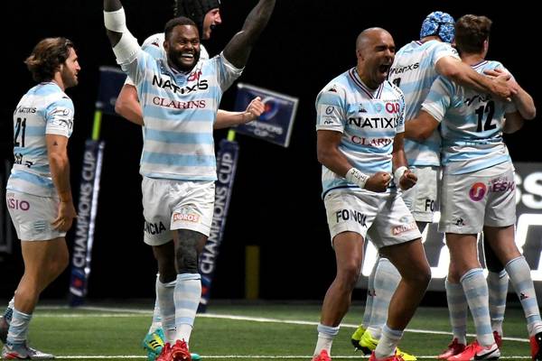 Juan Imhoff and Racing 92 leave it late to end Saracens’ reign