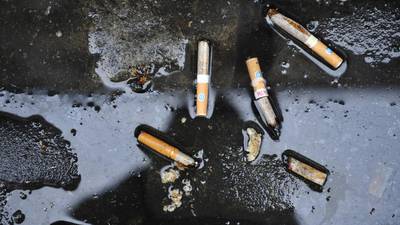 Cigarette butts and chewing gum account for 70% of  reported litter