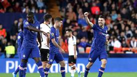 Chelsea remain in control of destiny despite letting chance slip in Valencia