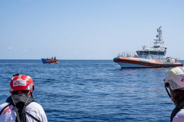 Libyan coastguard accused of hampering attempt to save more than 170 people