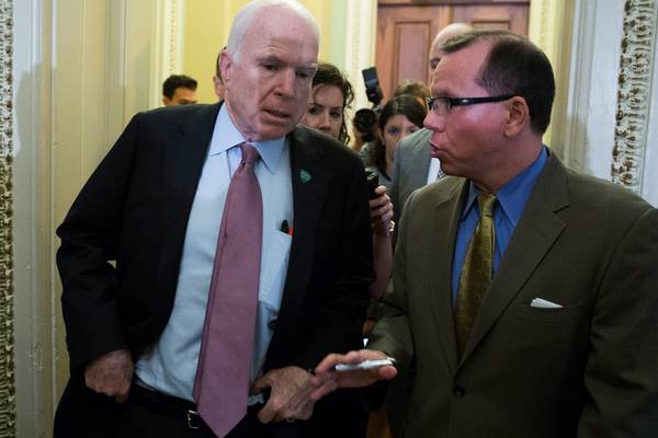 McCain deals potentially fatal blow to latest healthcare Bill