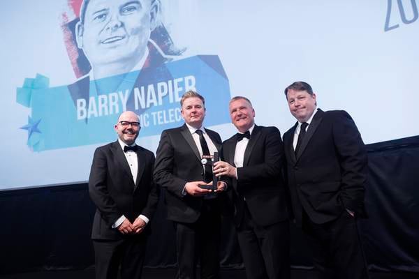 Barry Napier of Cubic Telecom wins Irish Times Business Person of the Year  