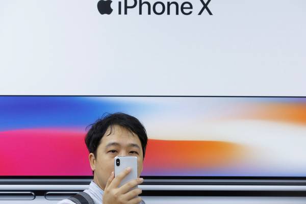 Slow iPhone sales pushes European tech stocks down