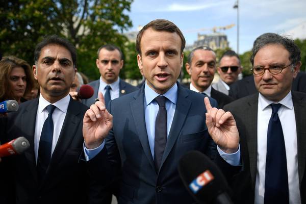 Macron stands at gates of the Élysée in a fractured France