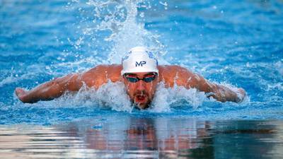 Michael Phelps back in the pool and moving forward