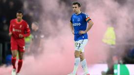 Rafael Benítez says job is safe after Everton’s heavy derby defeat