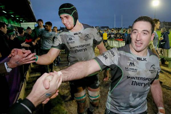 Connacht survive error-riddled fixture to join Sale at top of Pool Three