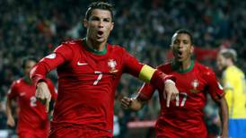 Ronaldo’s late header gives Portugal slim advantage over Sweden