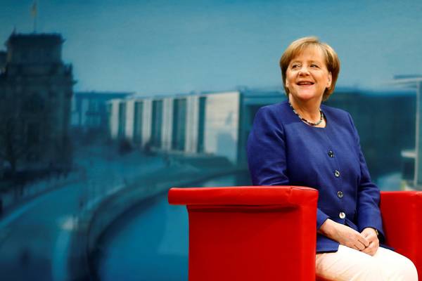Angela Merkel returns to campaign on steady poll numbers