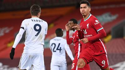 Depleted Liverpool dominate Leicester to set new Anfield record