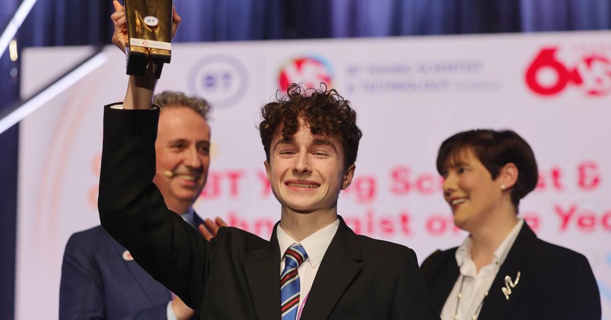 Limerick student wins best young scientist exhibition award for AI-related project – The Irish Times
