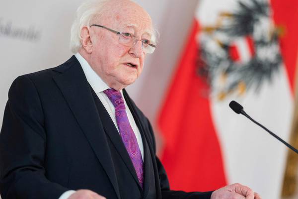 Russia’s ‘immoral’ war demands concerted European response, Higgins says