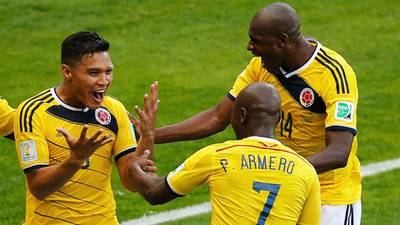 Clinical Colombia have too much for Greece