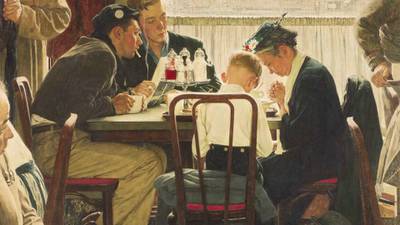A record for Norman Rockwell:  $46 million paid for ‘Saying Grace’