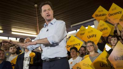 Nick Clegg hints at dropping opposition to EU referendum
