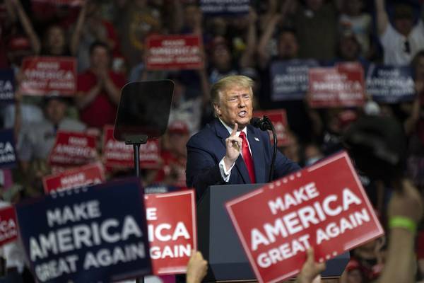 Donald Trump sows division and promises ‘greatness’ at Tulsa rally flop
