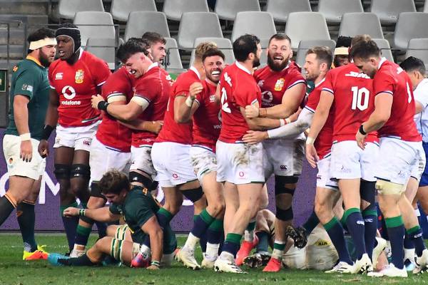 Lions claim first blood after brilliant second-half fightback in Cape Town