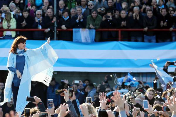 Former Argentine president Cristina Kirchner returns to politics