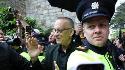 Tom Hanks entertains Dalkey with accents, anecdotes and the Irish director who gave him a chance