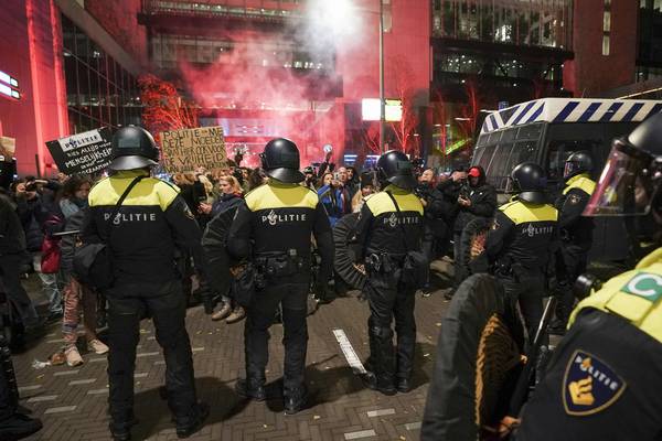 Fear of further riots in Dutch cities as Covid restrictions tighten