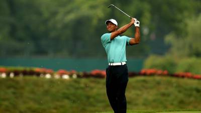 Tiger Woods cards lowest PGA Tour round of season with 66