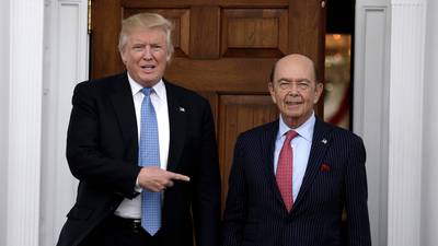 Wilbur Ross now leading candidate for US commerce secretary