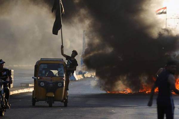 At least 19 killed on fifth day of anti-government protests in Baghdad