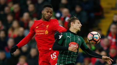 League Two Plymouth hold Liverpool at Anfield