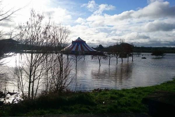 Circus performers forced to flee floodwaters in Co Cork