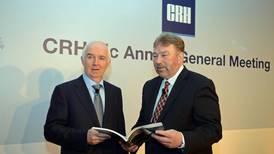 CRH announces new chief executive