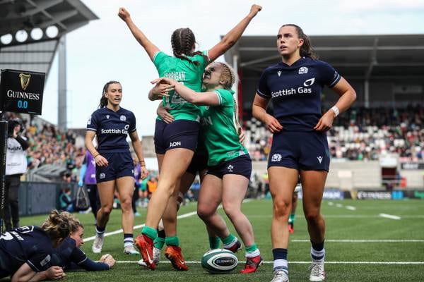 Crucial victory over Scotland seals Ireland’s return to the big time