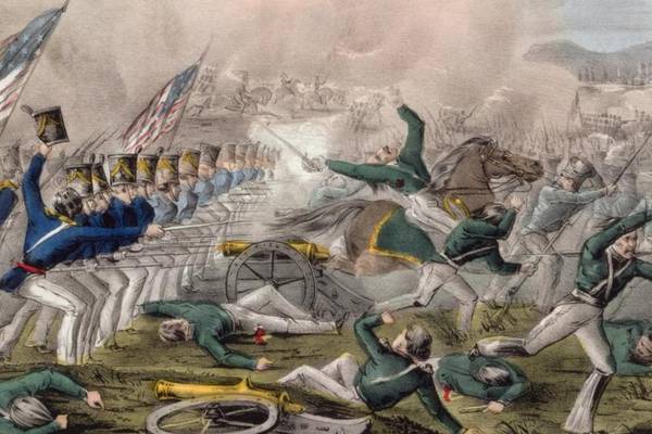 Why were 16 Irish men hanged in Mexico in 1847?