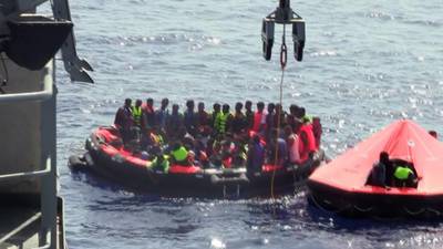 Vessel capsized during rescue off Libya
