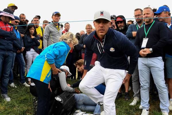 Ryder Cup spectator loses sight in one eye after Brooks Koepka shot