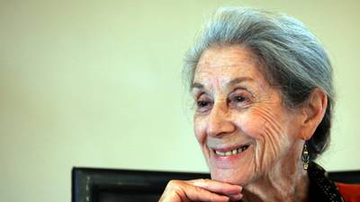 Anti-apartheid author and Nobel winner Nadine Gordimer dies