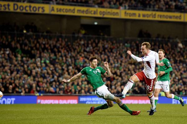 Irish World Cup hopes crumble at feet of Christian Eriksen