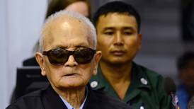 Cambodian court upholds life sentences  for  two  Khmer Rouge leaders