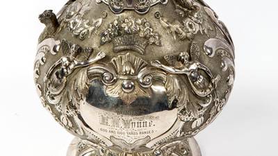 Victorian claret jug in Avoca silver sale