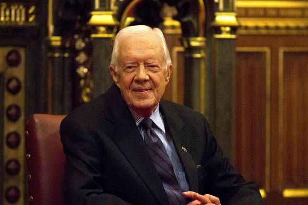 Jimmy Carter breaks hip ahead of turkey hunt