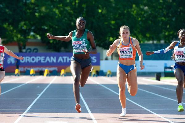 Rhasidat Adeleke takes 100m gold at European U20 Championship