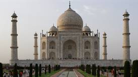 Insect excretions turn the Taj Mahal green